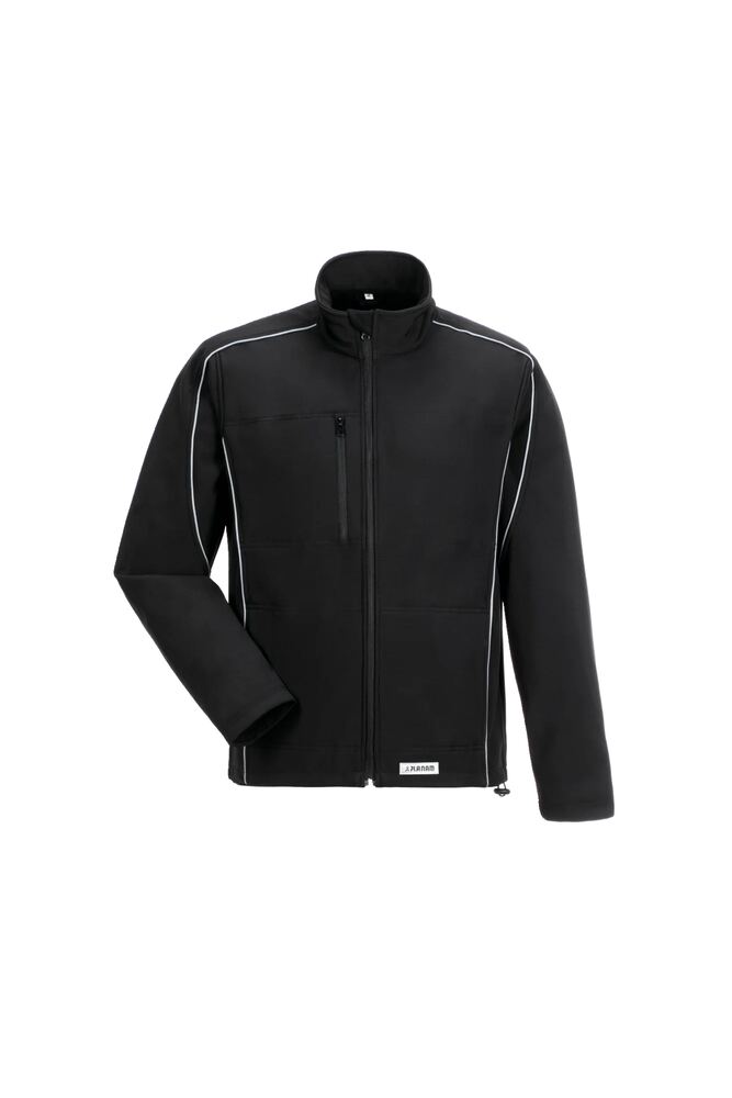 Twilight Softshelljacke – Schwarz – Vorderseite