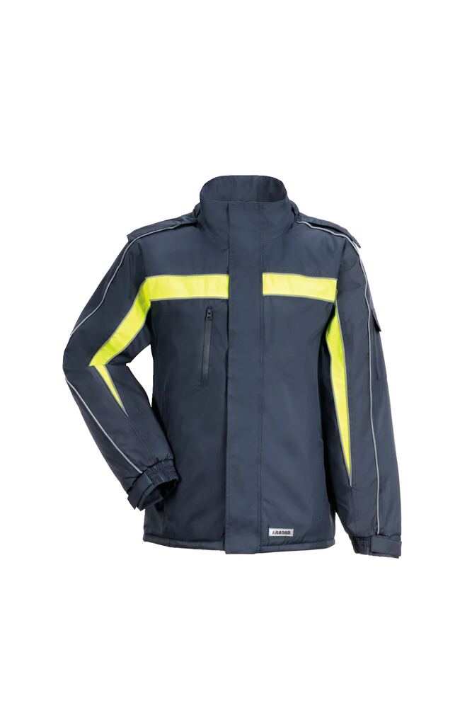 Cosmic Jacke – Marine / Gelb – Vorderseite