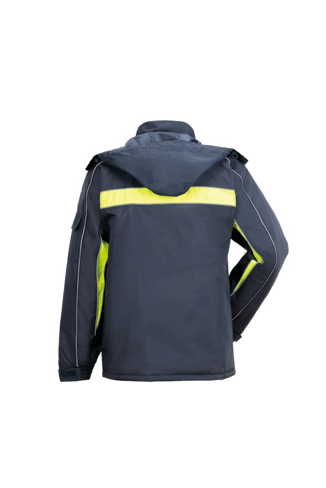 Cosmic Jacke – Marine / Gelb – Rückseite