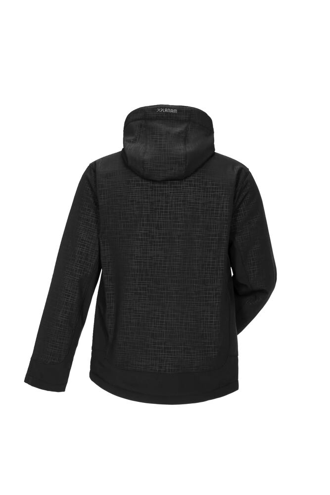 Cube Softshelljacke – Schwarz – Rückseite