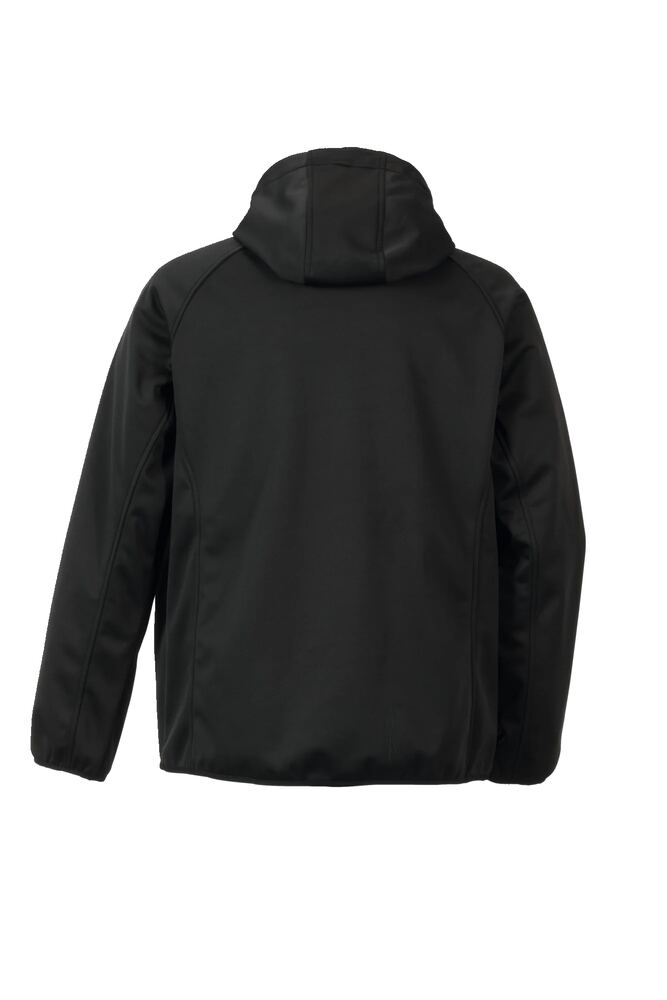 Fog Softshelljacke – Schwarz – Rückseite