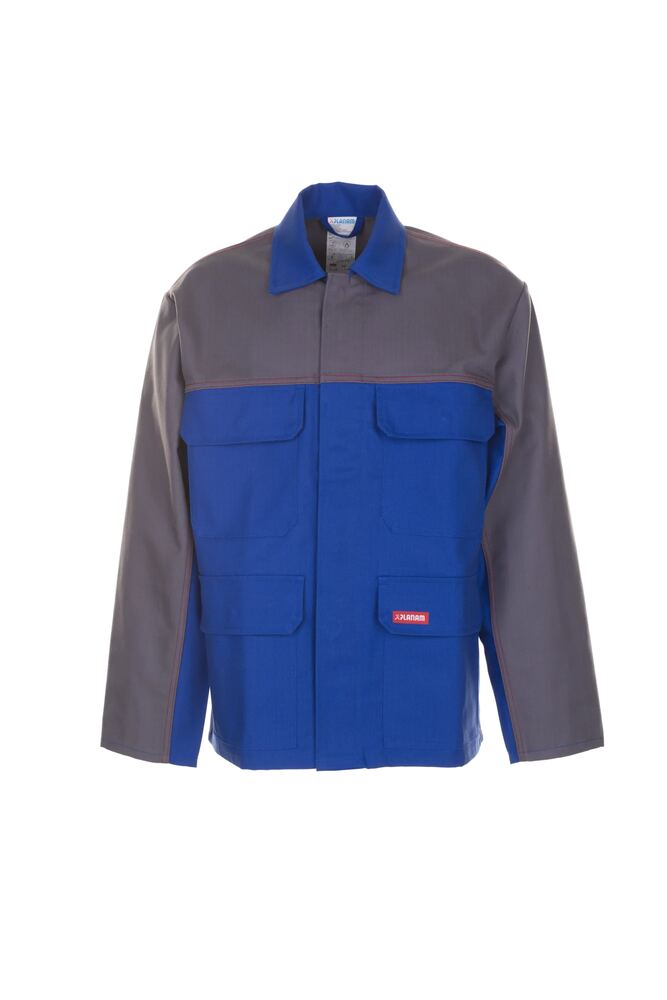 Major Protect Jacke 1-lagig – Kornblumenblau / Grau – Vorderseite