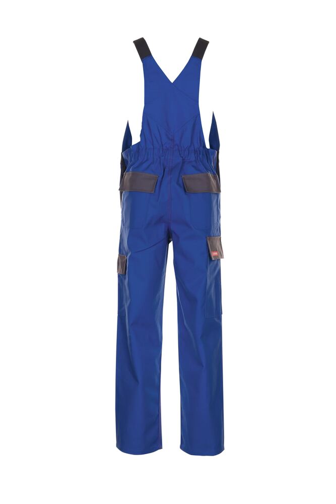 Major Protect Latzhose – Kornblumenblau / Grau – Rückseite