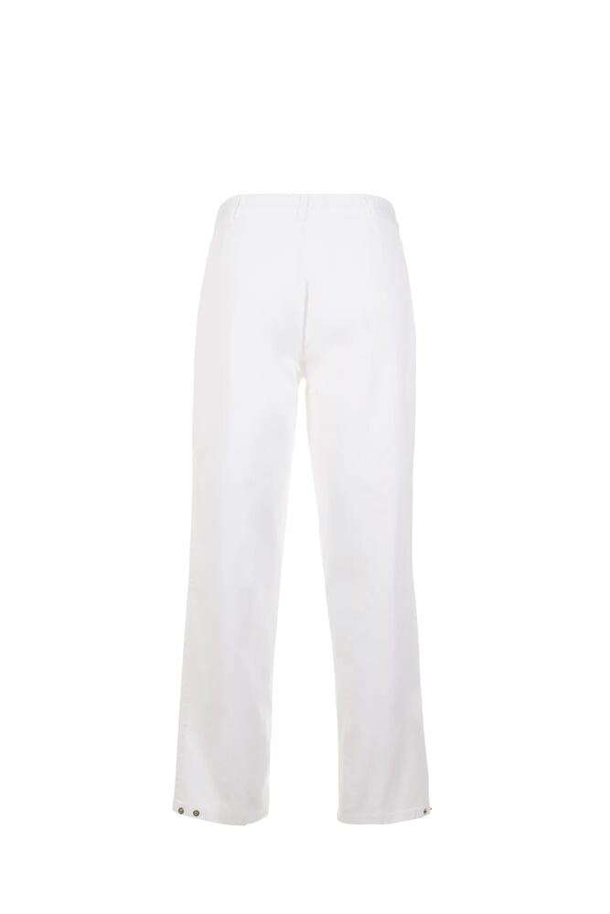 Food Damen Bundhose – Reinweiß – Rückseite