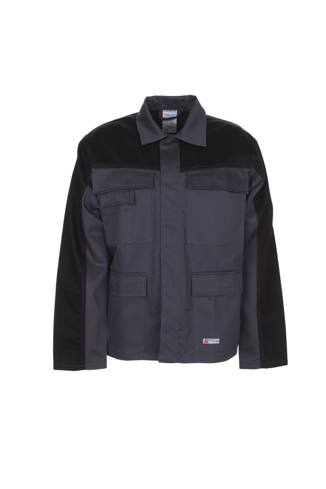 Weld Shield Jacke – Grau / Schwarz – Vorderseite