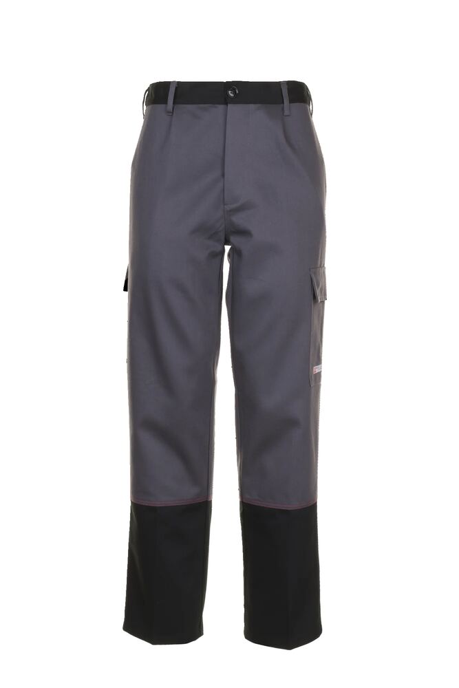 Weld Shield Bundhose – Grau / Schwarz – Vorderseite