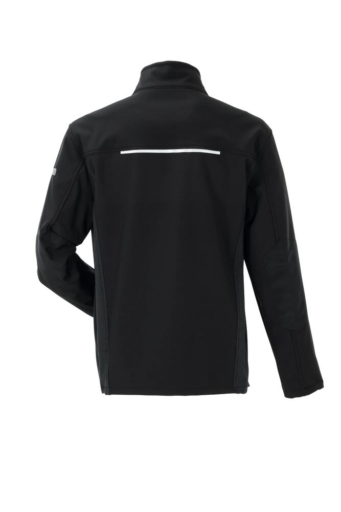 Norit Herren Pure Softshelljacke – Schwarz – Rückseite