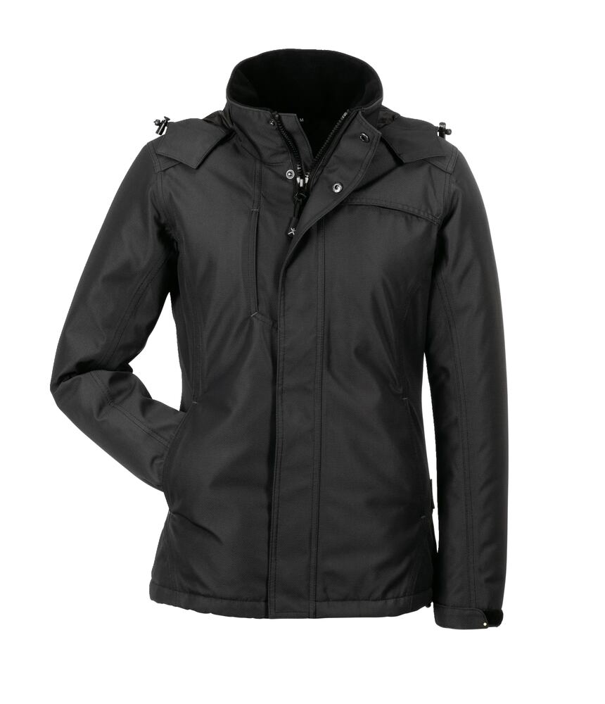 Norit Damen Winterjacke – Schwarz – Vorderseite