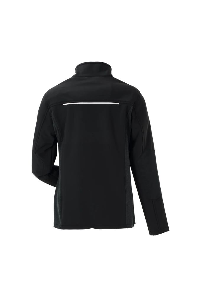 Norit Damen Pure Softshelljacke – Schwarz – Rückseite