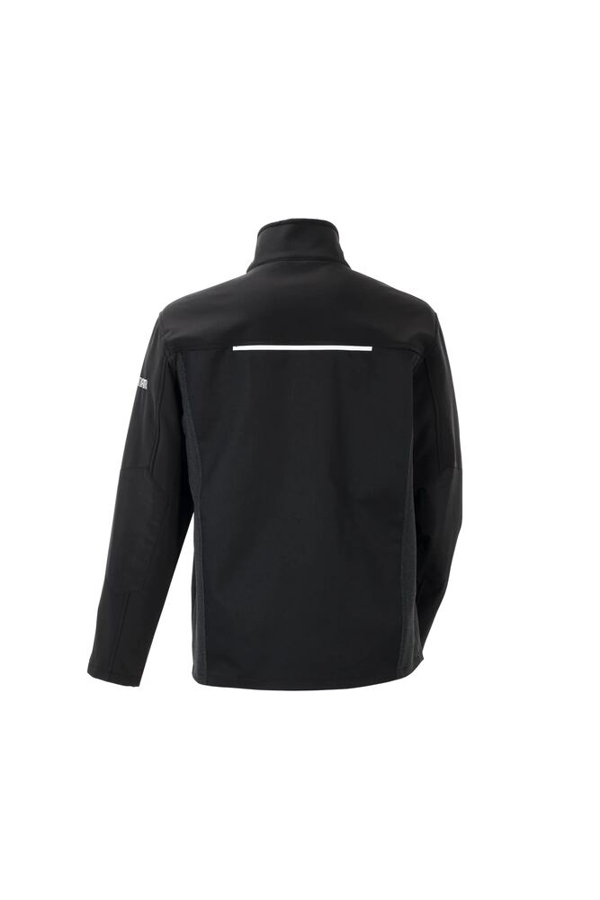 Norit Herren Hybridjacke – Schwarz – Rückseite