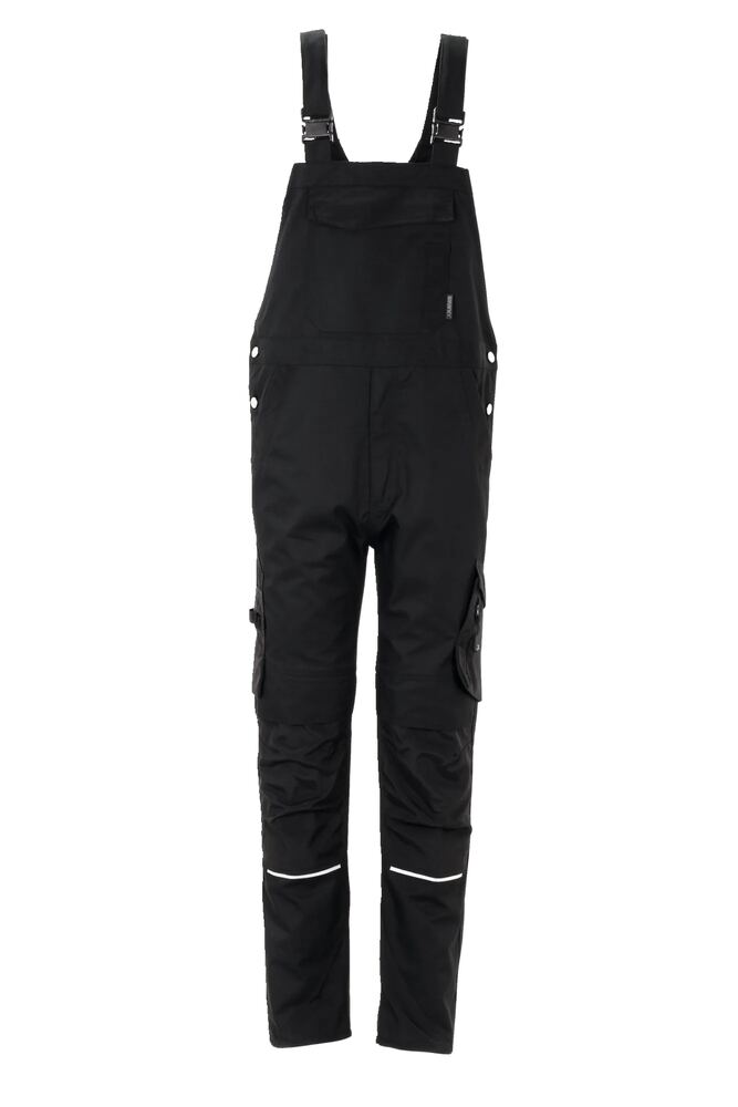 Norit Herren Latzhose – Schwarz – Vorderseite