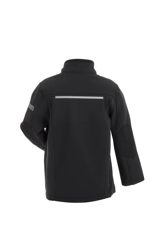 Norit Kids Pure Softshelljacke – Schwarz – Rückseite