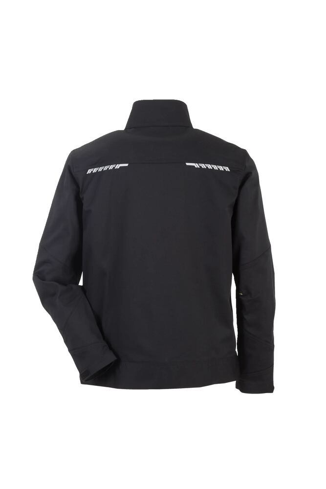 Stretchline Bundjacke – Schwarz – Rückseite