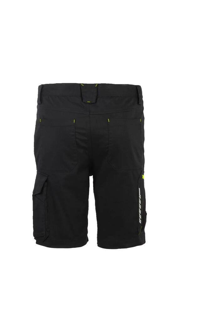 Stretchline Shorts – Schwarz – Rückseite