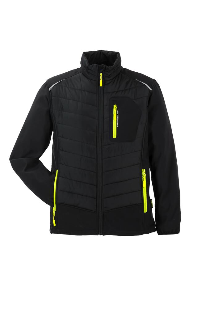 Stretchline Winterjacke – Schwarz – Vorderseite
