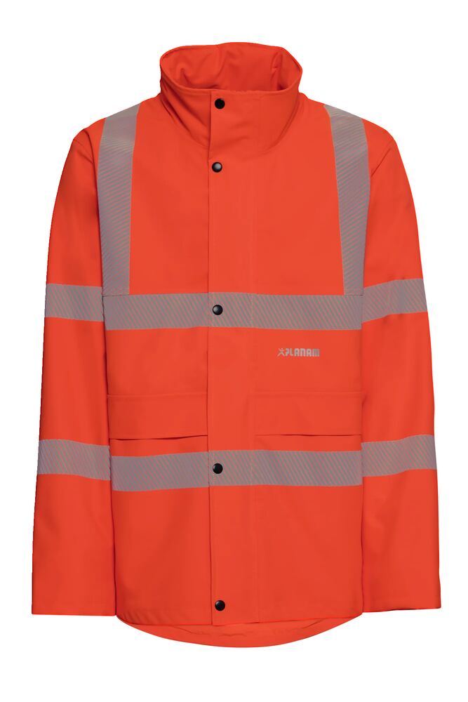 Recoflexy Regenjacke – Orange – Vorderseite